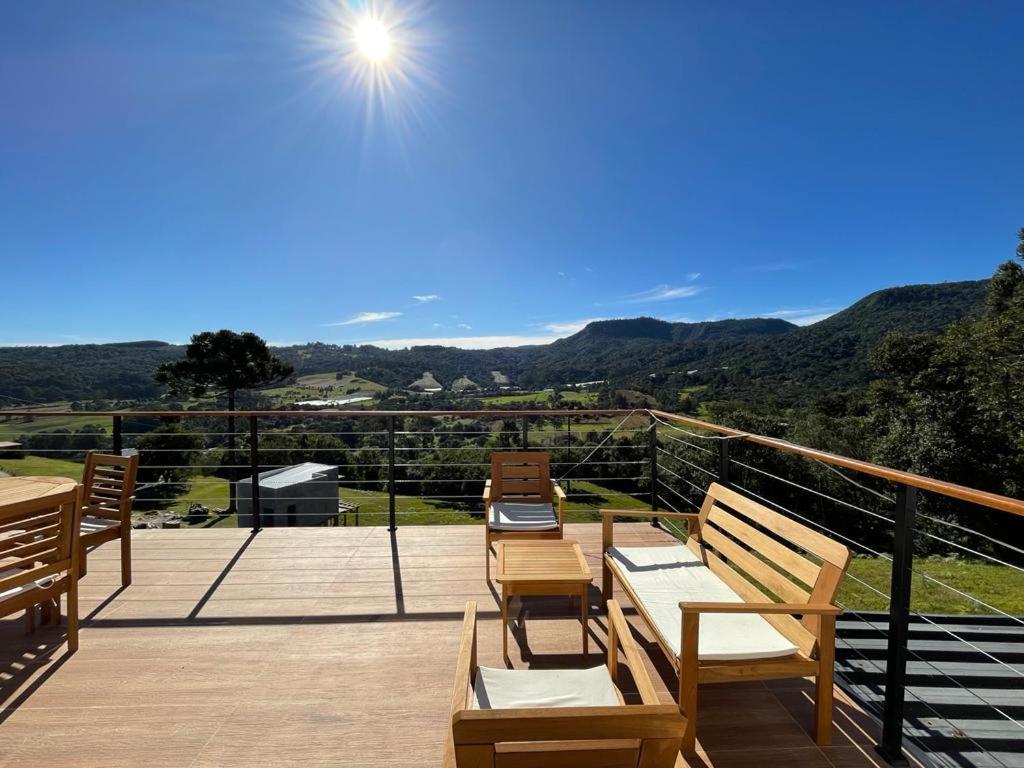 Villa Casa Por Do Sol Com Banheira De Hidromassagem Urubici Exterior foto